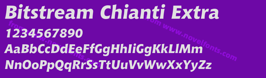 Bitstream Chianti ExtraPreview