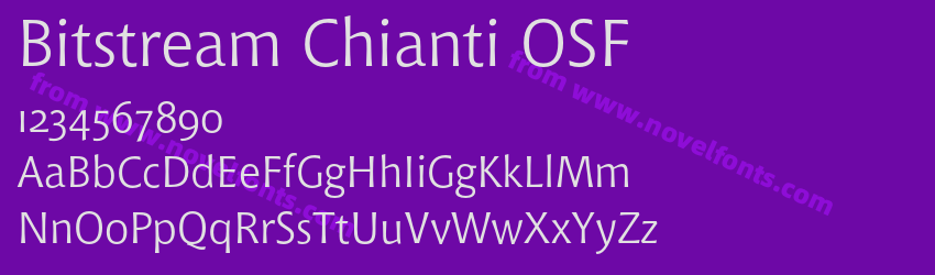 Bitstream Chianti OSFPreview