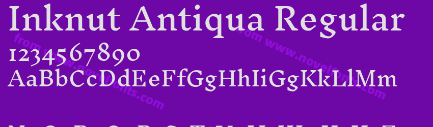 Inknut Antiqua RegularPreview