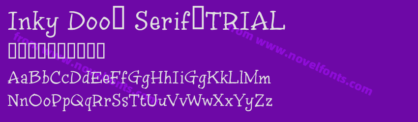 Inky Doo_ Serif_TRIALPreview