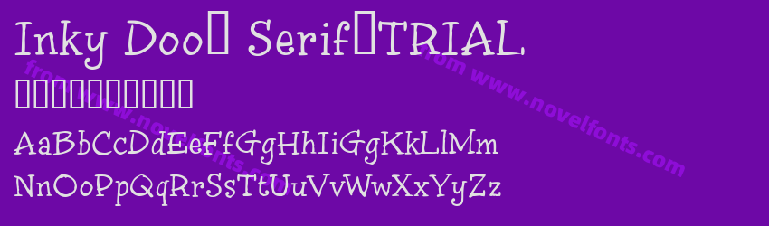 InkyDoo_Serif_TRIALPreview