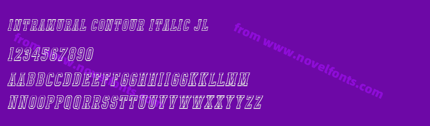 Intramural Contour Italic JLPreview