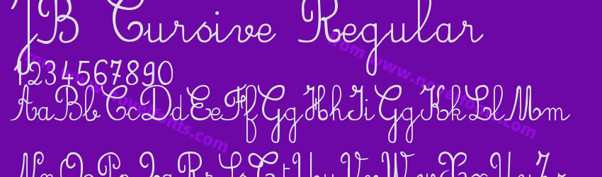 JB Cursive RegularPreview