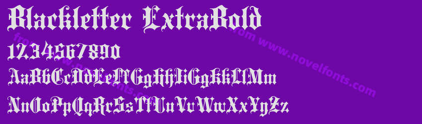 Blackletter ExtraBoldPreview