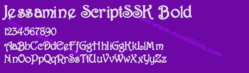 Jessamine ScriptSSK BoldPreview