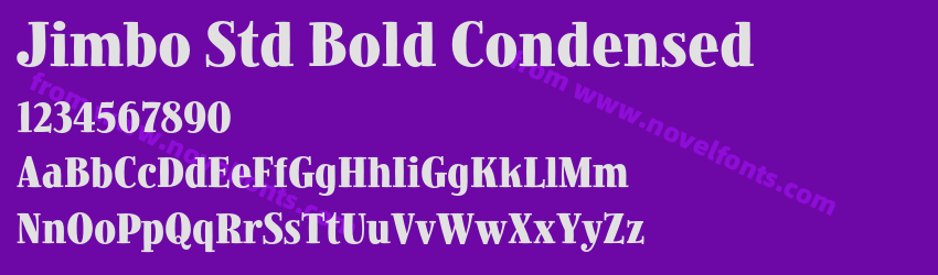 Jimbo Std Bold CondensedPreview