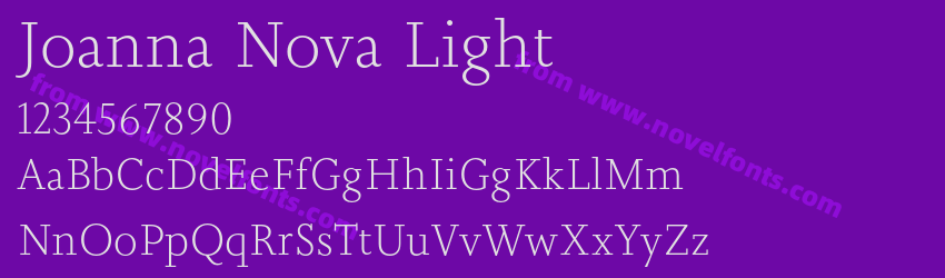 Joanna Nova LightPreview