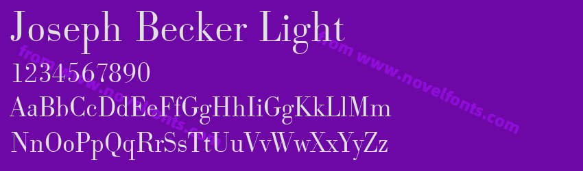 Joseph Becker LightPreview