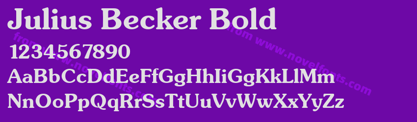 Julius Becker BoldPreview