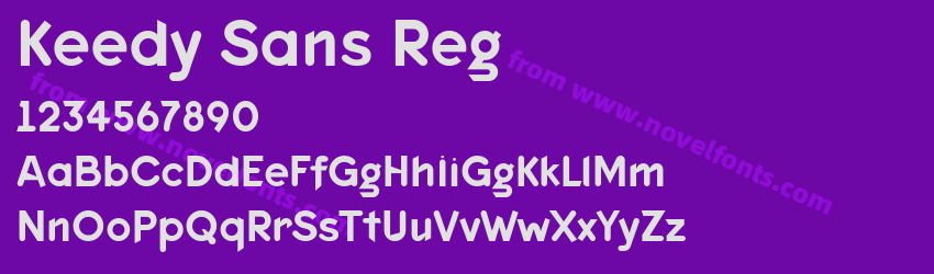 Keedy Sans RegPreview