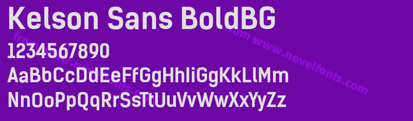 Kelson Sans BoldBGPreview