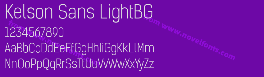 Kelson Sans LightBGPreview