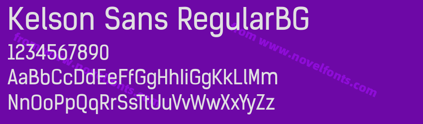 Kelson Sans RegularBGPreview