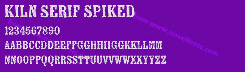 Kiln Serif SpikedPreview