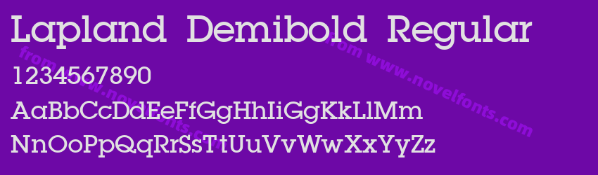 Lapland Demibold RegularPreview