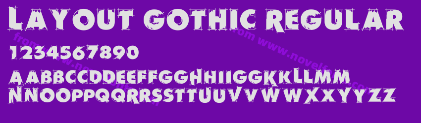 Layout Gothic RegularPreview