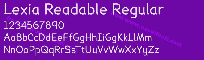 Lexia Readable RegularPreview