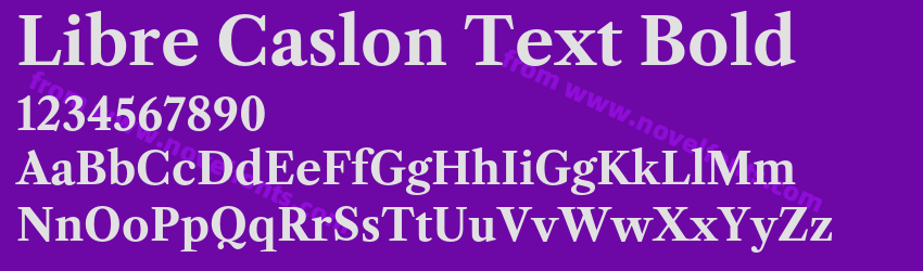 Libre Caslon Text BoldPreview