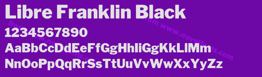 Libre Franklin BlackPreview