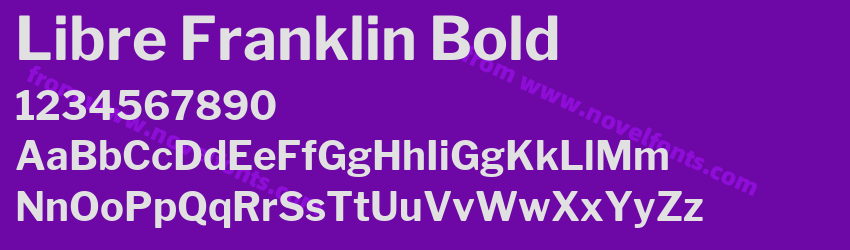 Libre Franklin BoldPreview