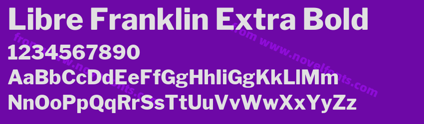 Libre Franklin Extra BoldPreview