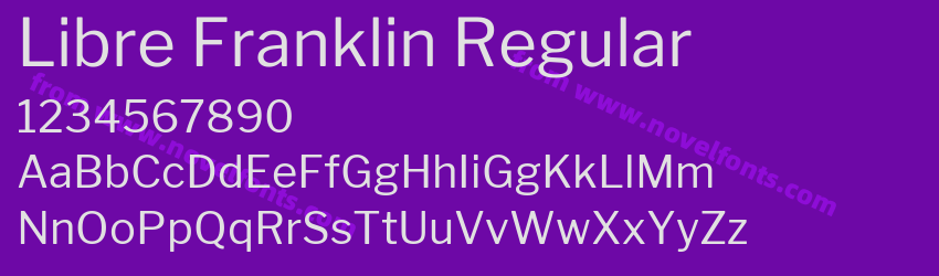 Libre Franklin RegularPreview