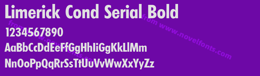 Limerick Cond Serial BoldPreview