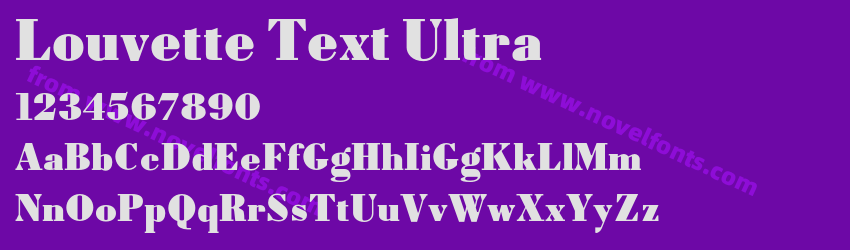 Louvette Text UltraPreview