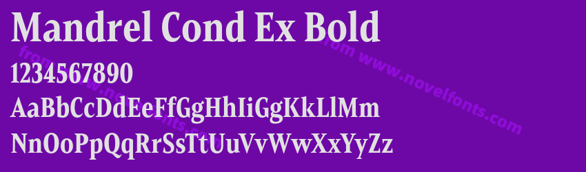 Mandrel Cond Ex BoldPreview