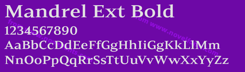 Mandrel Ext BoldPreview