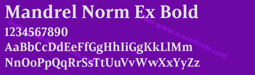 Mandrel Norm Ex BoldPreview