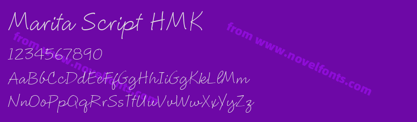 Marita Script HMKPreview