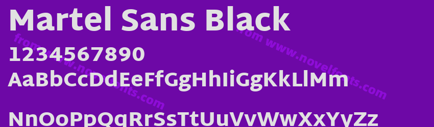 Martel Sans BlackPreview