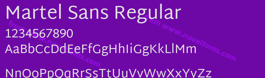 Martel Sans RegularPreview