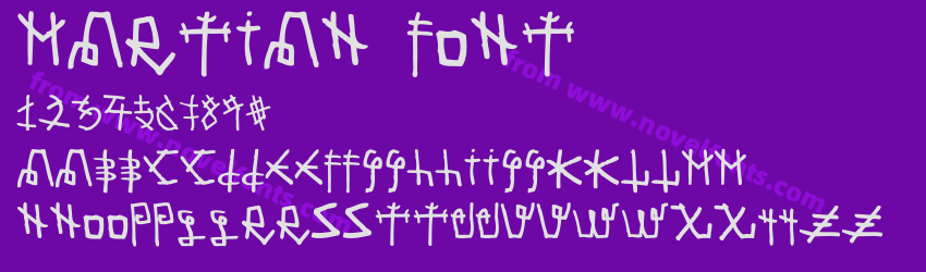 Martian FontPreview