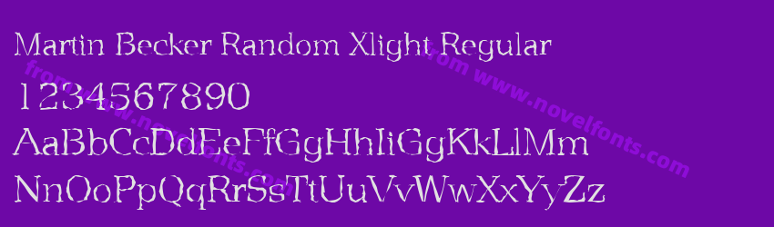 Martin Becker Random Xlight RegularPreview