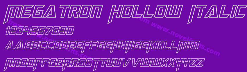 Megatron Hollow ItalicPreview