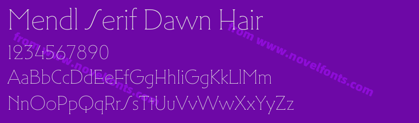 Mendl Serif Dawn HairPreview