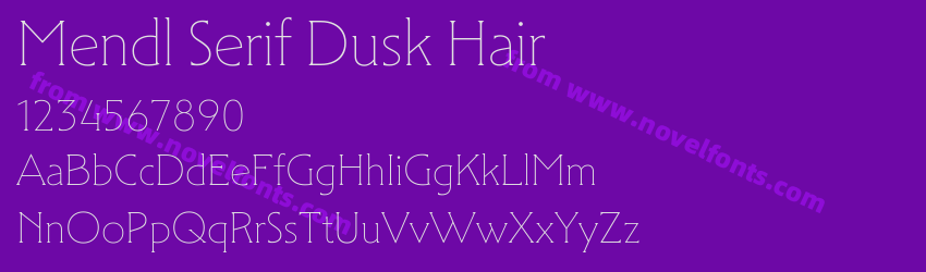 Mendl Serif Dusk HairPreview