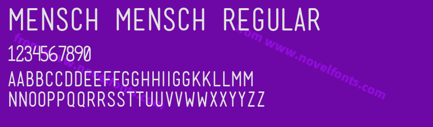 Mensch Mensch RegularPreview