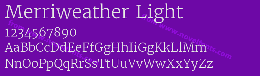 Merriweather LightPreview