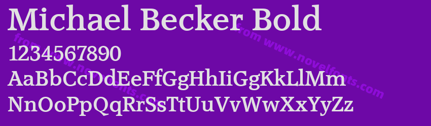 Michael Becker BoldPreview