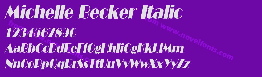 Michelle Becker ItalicPreview