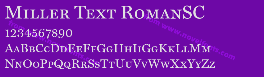 Miller Text RomanSCPreview