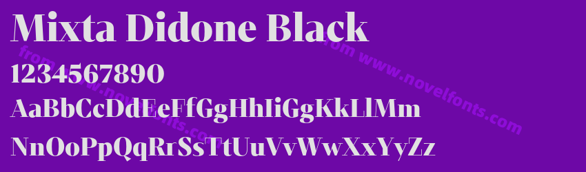 Mixta Didone BlackPreview