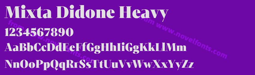 Mixta Didone HeavyPreview