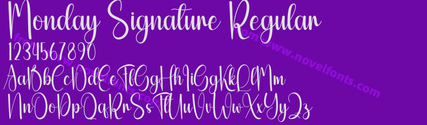 Monday Signature RegularPreview