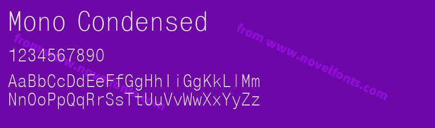 Mono CondensedPreview