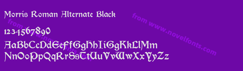 Morris Roman Alternate BlackPreview