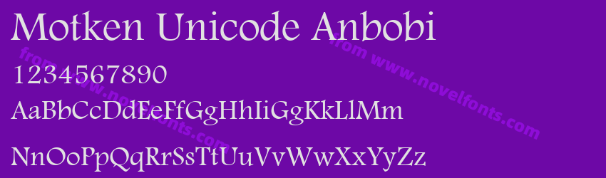 Motken Unicode AnbobiPreview